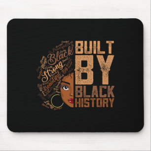 Built By Black History Apparel, Melanin Women Amer Mouse Mat