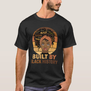 Built By Black History Apparel, Melanin Women Amer T-Shirt