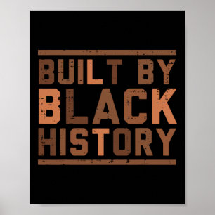Built By Black History Bhm African Pride Month Men Poster