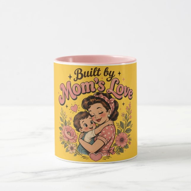 Built by Mum's Love | Heartwarming Gift  Mug (Center)