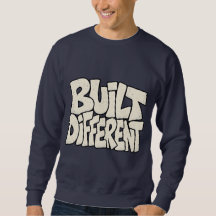 Built Different — Elite Mindset Motivation Graphic