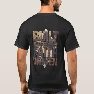 Built Different Faith Driven Shirt | Christian Gym