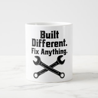 Built Different Fix Anything Mechanic Wrench Large Coffee Mug