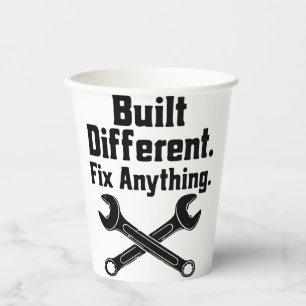 Built Different Fix Anything Mechanic Wrench  Paper Cups