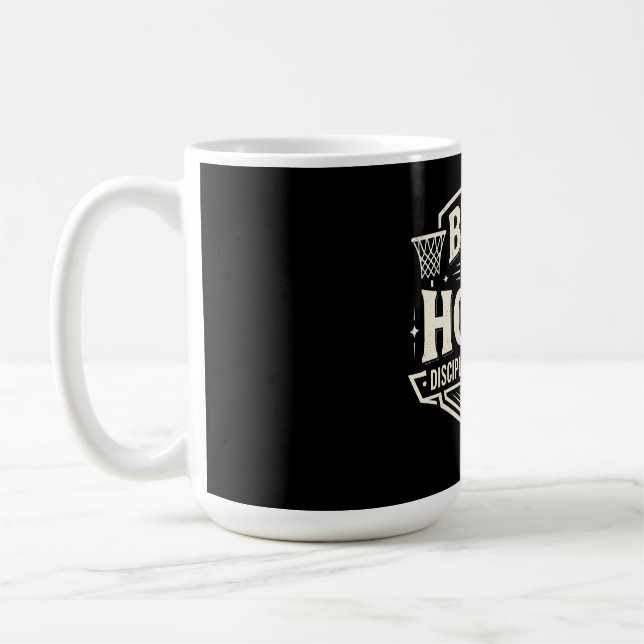 Built for Hoops Basketball Motivation Coffee Mug (Left)