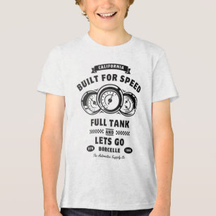 Built for speed t-shirt, Speed demon Racing Tri-Blend Shirt