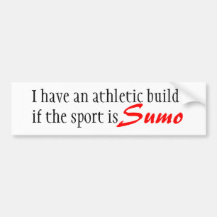 Built for Sumo bumper sticker