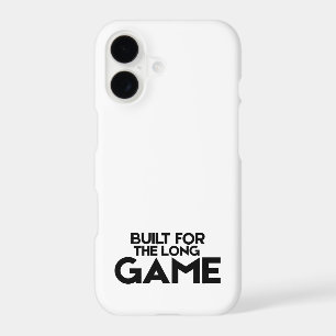 Built For The Long Game Minimalist iPhone 17 Case