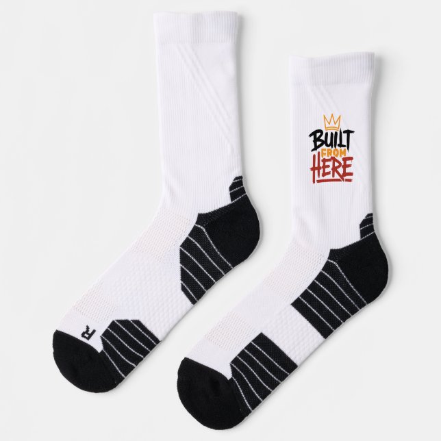 Built From Here Expression Of Pride & Authenticity Socks (Left)