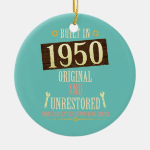Built In 1950 Original And Unrestored  Ceramic Tree Decoration