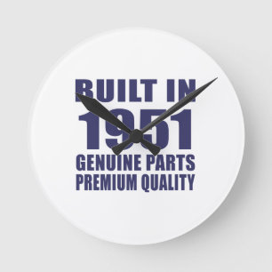 Built in 1951 round clock