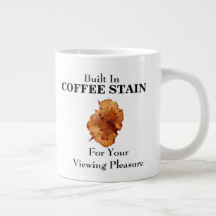 BUILT IN COFFEE STAIN LARGE COFFEE MUG
