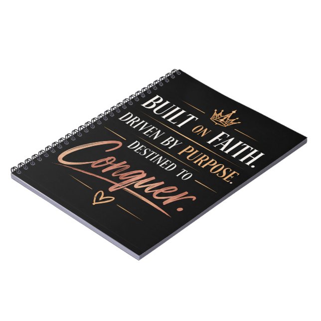 Built on Faith Driven by Purpose Journal (Left Side)