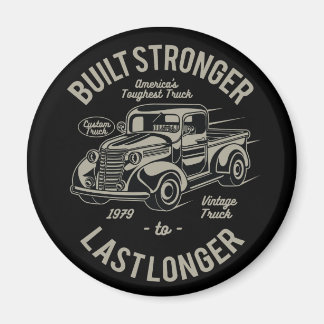 Built Stronger to Last Longer | USA Toughest Truck Magnet