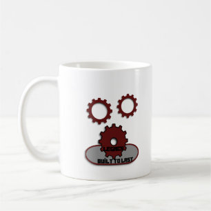 "Built to Last" Mechanical Gears Coffee Mug