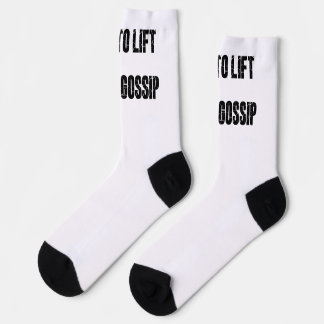Built to lift, not to gossip Funny Gym Socks