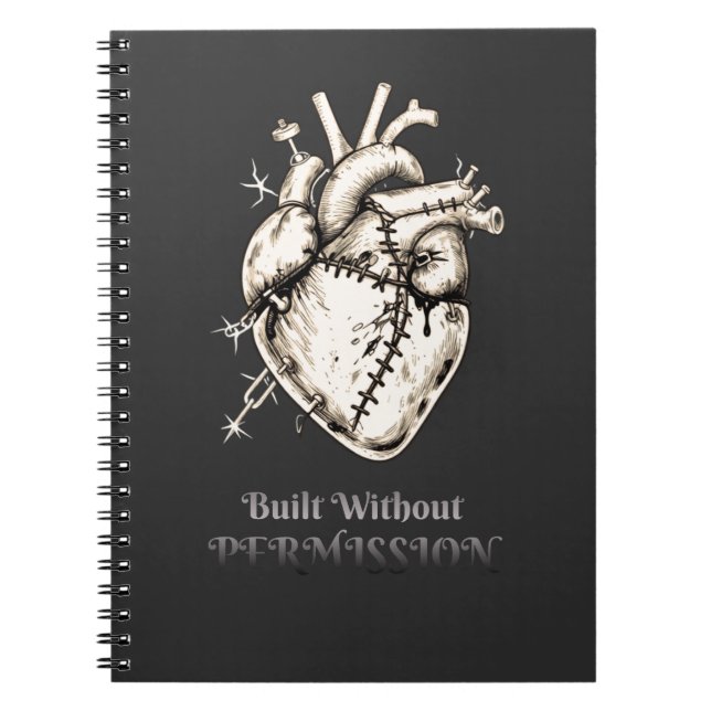 Built Without Permission  Notebook (Front)