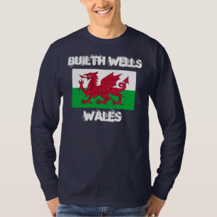 Builth Wells, Wales with Welsh flag T-Shirt