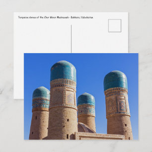 Bukhara, Uzbekistan -  Chor Minor Madrassah Postcard