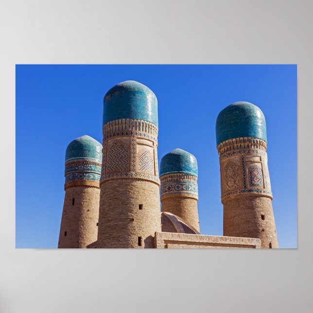 Bukhara, Uzbekistan -  Chor Minor Madrassah Poster (Front)