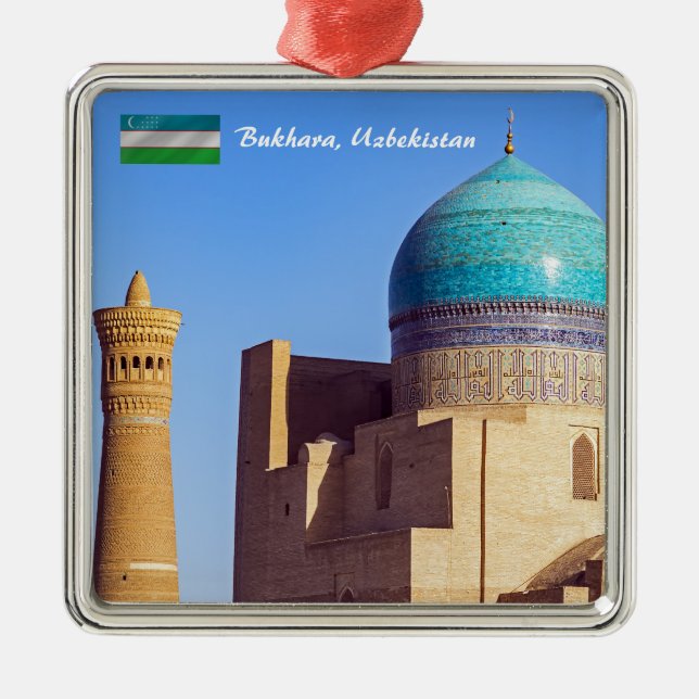 Bukhara, Uzbekistan - Kalyan mosque Metal Tree Decoration (Front)