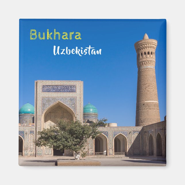 Bukhara, Uzbekistan - Po-i-Kalyan Magnet (Front)