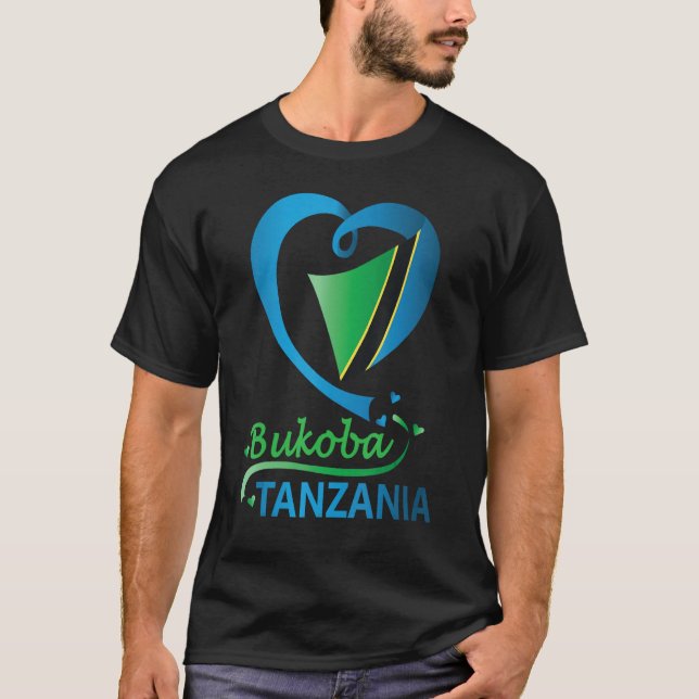 Bukoba Tanzania Flag Tanzanian Men Women T-Shirt (Front)
