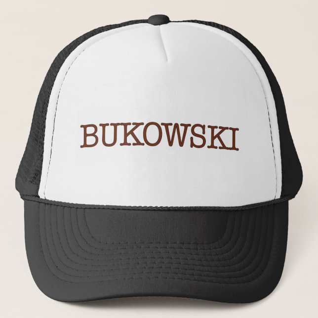 Bukowski Trucker Hat (Front)