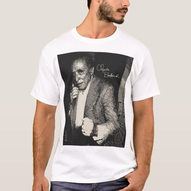 Bukowski Vintage Portrait T-Shirt (Front)