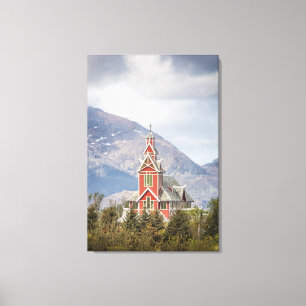 Buksnes Church Lofoten Norway Canvas Print