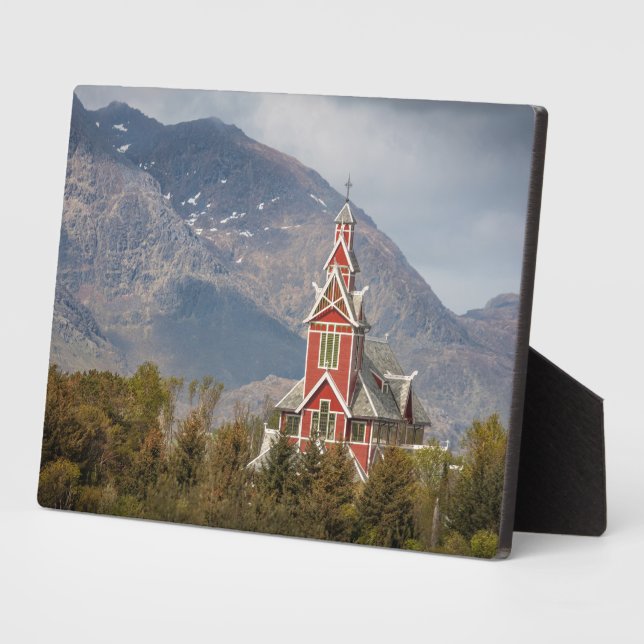 Buksnes kirke Lofoten Plaque (Side)