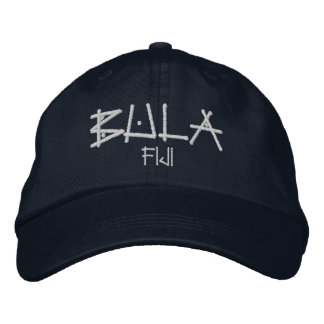 Bula Fiji Embroidered Hat