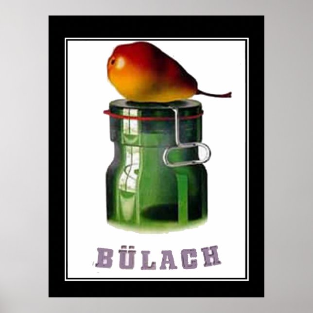 Bulach Switzerland Zurich Vintage Poster (Front)
