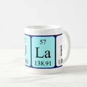 Bulah periodic table name mug (Front Right)