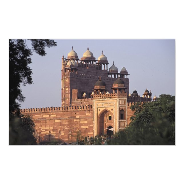Buland Darwaza Gate of Victory) to the Dargah Photo Print (Front)