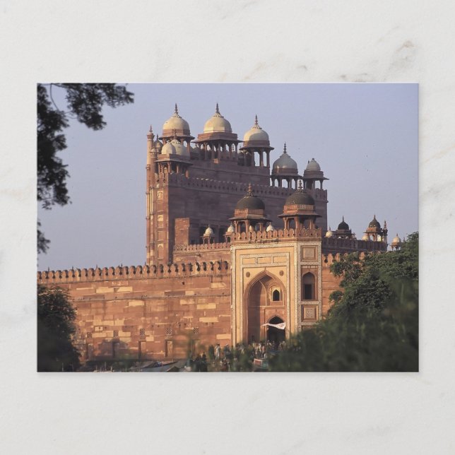 Buland Darwaza Gate of Victory) to the Dargah Postcard (Front)