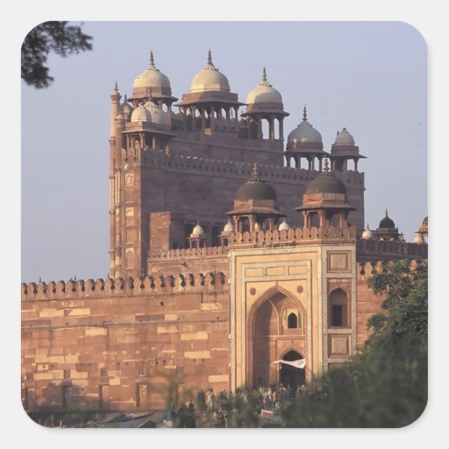 Buland Darwaza Gate of Victory) to the Dargah Square Sticker (Front)