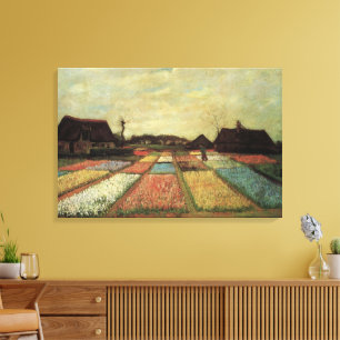 Bulb Fields by Vincent van Gogh Canvas Print