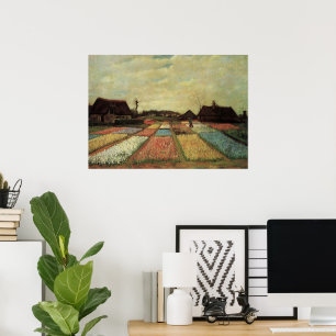 Bulb Fields by Vincent van Gogh Poster