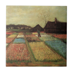 Bulb Fields by Vincent van Gogh Tile