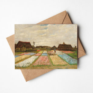 Bulb Fields   Vincent Van Gogh Card
