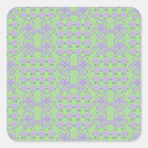 Bulb Flowers And Twigs Cupflowers Square Sticker