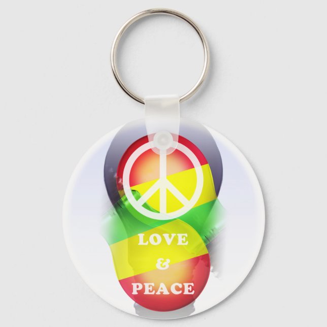 BULB RASTA KEY RING (Front)