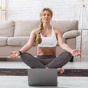 bulbs yoga mat