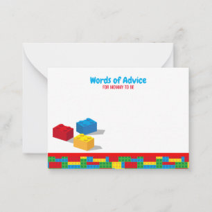 Bulding Block Build and Play Colourful Birthday Card
