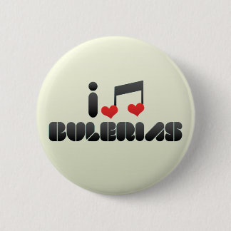 Bulerias fan 6 cm round badge