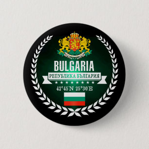 Bulgaria 6 Cm Round Badge