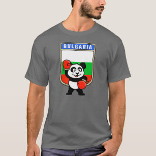 Bulgaria Boxing Panda T-Shirt