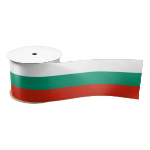 Bulgaria & Bulgarian Flag, holiday / sports Satin Ribbon