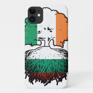 Bulgaria Bulgarian Irish Ireland Tree Roots Flag iPhone 11 Case